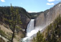 Waterfalls Yellowstone Park